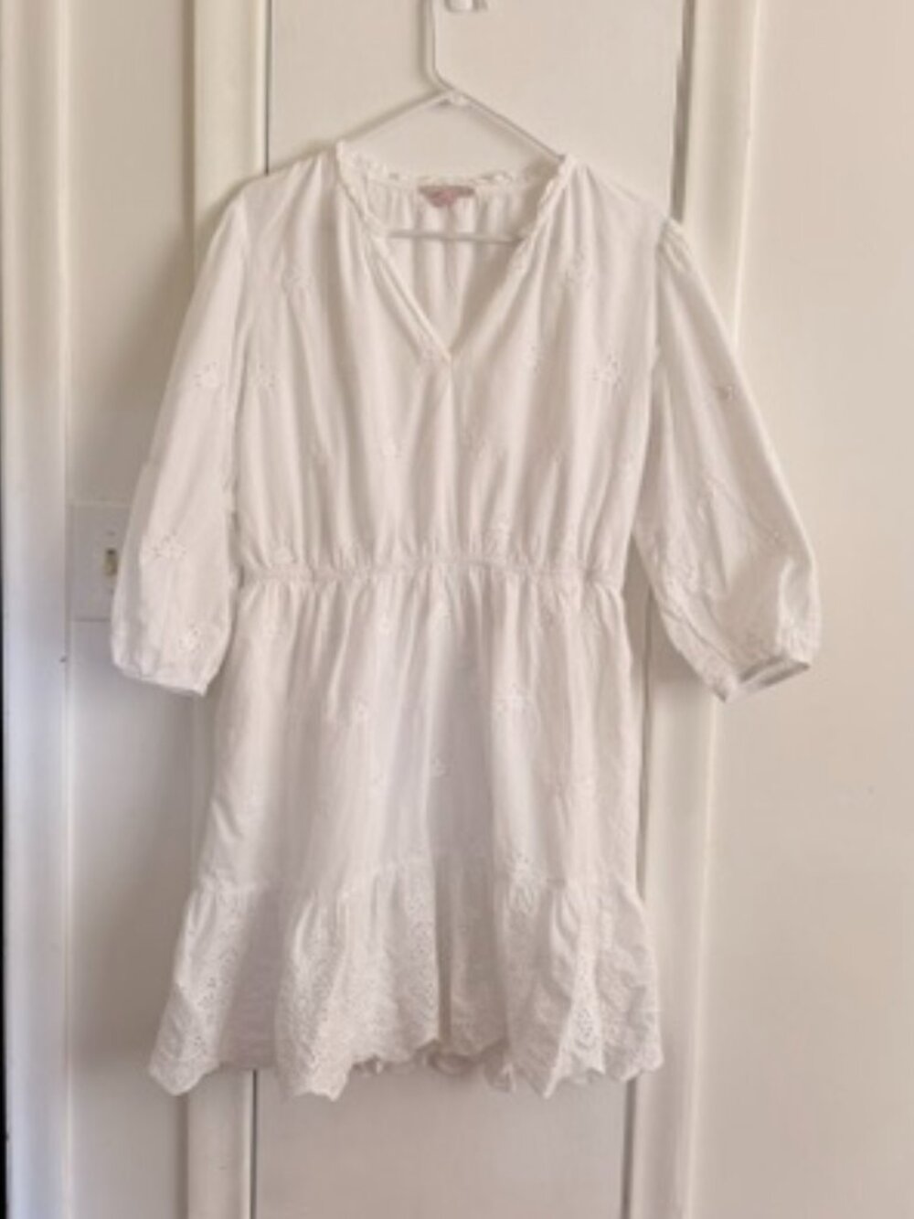 NWOT Knox Rose White Eyelet Dress